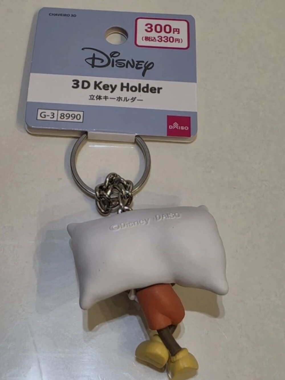 Disney Mickey Mouse 3D Figure PVC Keychain Key Ring Key Holder - Picture 6 of 6